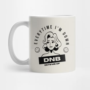 Drum and Bass Gets me Up Mug